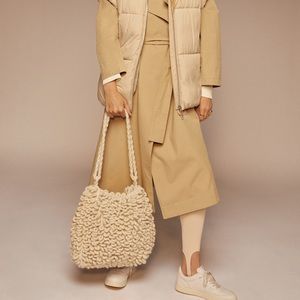 MANGO Terry wool bag